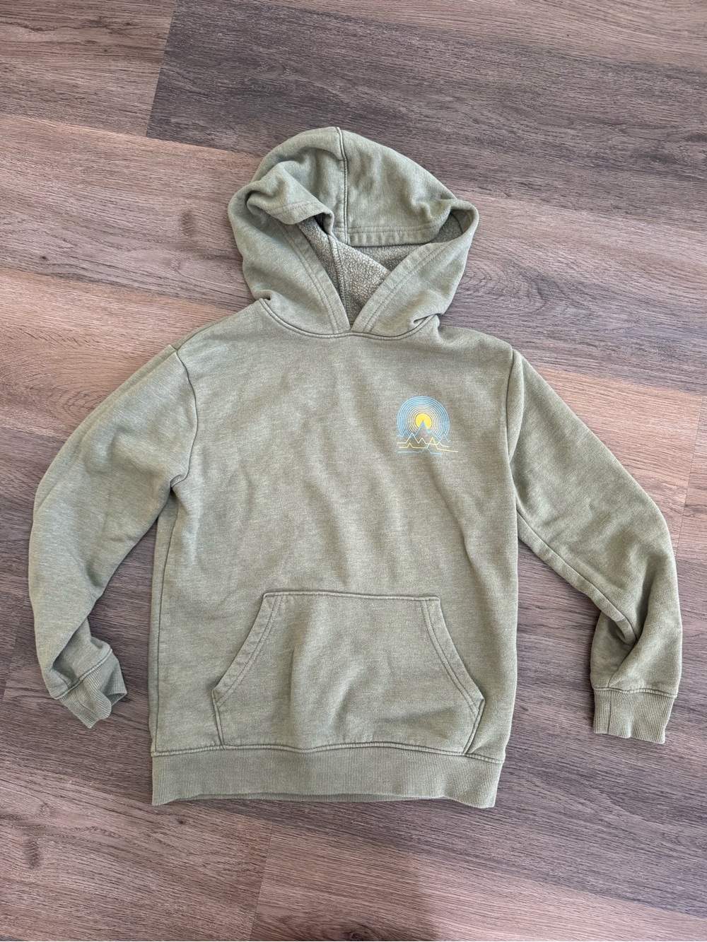 Kids Olive Green Sweat Shirt Cat & Jack Medium
